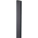 岡田 間仕切カーテン 間仕切MGベルト片開用枠4000mm ブラック (品番:90W40-BL)(注番1309274)・(送料別途見積り,法人・事業所限定)【大...