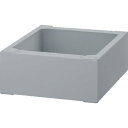 Nasta 宅配ボックス 幅木 ライトグレー (品番:KS-TLT240-SH100-L)(注番1316441)・(送料別途見積り,法人・事業所限定,直送)