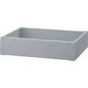 Nasta 宅配ボックス 幅木 ライトグレー (品番:KS-TLT450-SH100-L)(注番1317934)・(送料別途見積り,法人・事業所限定,直送)