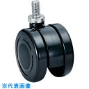 東海 ナイロン車輪 60径 許容荷重150kgf 黒 (品番:TY60N16L-25)(注番1329857)・(送料別途見積り,法人・事業所限定,取寄)