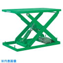 ビシャモン テーブルリフト 1TON フットスイッチ 均等荷重1000kg 揚程1305mm (品番:X11224F)(注番1336308) ・(送料別途見積り...