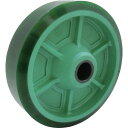 ヨドノ 樹脂製ウレタンゴム車輪(ベアリング無) (品番:PNUA130)(注番1337638)・(送料別途見積り,法人・事業所限定,取寄)