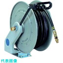 □ハタヤ 自動巻高圧水用ホースリール15m 内径φ9.5 ラバーホース (品番:NWLC-HP153)(注番1341747)・(法人・事業所限定,直送元)