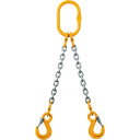 □象印 チェーンスリング100(アイタイプ) ラッチ付き 使用荷重4.3t (品番:2-MFF-YP-10)(注番1349020)・(送料別途見積り,法人・事業...