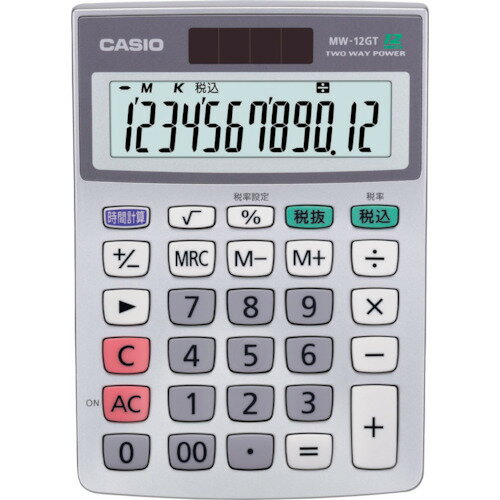カシオ ミニジャストタイプ電卓 (品番:MW-12GT-N)(注番1349067) カシオ ミニジャストタイプ電卓 (品番:MW-12GT-N)(注番1349067)