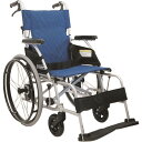 カワムラ 【非課税】軽量自走用車いすBML青ストライプ (品番:BML22-40SBNO92)(注番1365174)・(送料別途見積り,法人・事業所限定)【大型...