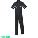 AUTO-BI 半袖つなぎ服1511-001ネイビーブルー-M (品番:1511-001-M)(注番1371112)・(送料別途見積り,法人・事業所限定,取寄)