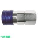 ヤマト 金属カップリング BLY-Cシリーズ カラーカップリングソケット(おねじ取付用) レッド 10個入 相手側取付サイズR1/4 (品番:BLY22-SF-...
