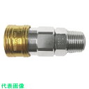 ヤマト 金属カップリング BLY-Cシリーズ カラーカップリングソケット(めねじ取付用) イエロー 10個入 相手側取付サイズRc1/4 (品番:BLY22-S...
