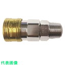 ヤマト 金属カップリング BLY-Cシリーズ カラーカップリングソケット(めねじ取付用) イエロー 10個入 相手側取付サイズRc3/8 (品番:BLY23-S...