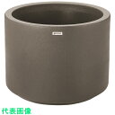 リッチェル タウンプランターWS 丸60型 プレーン ダークグレー (品番:81216)(注番1372219)・(法人・事業所限定,直送元)