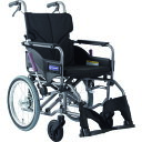 カワムラ 【非課税】アルミ製標準型介助用車いすKMD-A16-40-M黒 (品番:KMDA1640MNO19)(注番1373464)・(送料別途見積り,法人・事...
