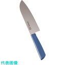 TKG カラーセレクト三徳包丁(両刃)16.5cm 3013-BL ブルー (品番:AKL2904)(注番1386322)・(送料別途見積り,法人・事業所限定,...
