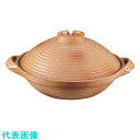 TKG アルミ 電磁用手造り土鍋 楽鍋(新幸楽) 24cm (品番:QDN1124)(注番1389711)・(送料別途見積り,法人・事業所限定,取寄)
