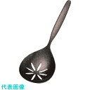TKG SA18-8和ラージサーバースプーン黒金 穴明 (品番:LSC2102)(注番1395990)・(送料別途見積り,法人・事業所限定,取寄)