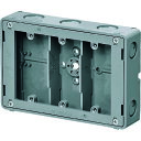 未来 埋込スイッチボックス (平塗代付) プラスチック製セーリスボックス (品番:CSW-3SNF)(注番1397074)・(送料別途見積り,法人・事業所限定,取寄)
