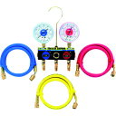 タスコ R22 R12 R502用ボールバルブ式ゲージマニホールドキット (品番:TA120KH-1)(注番1433749)・(送料別途見積り,法人・事業所限定...