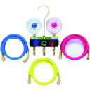 タスコ R22 R12 R502用サイトグラス付スリーゲージマニホールドキット (品番:TA120TH-2)(注番1452642)・(送料別途見積り,法人・事業...