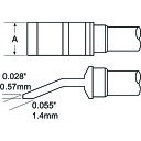 メトカル Metcal MFRシリーズ 精密ツイーザー チップカートリッジ (品番:TFP-BLH50)(注番1473892)