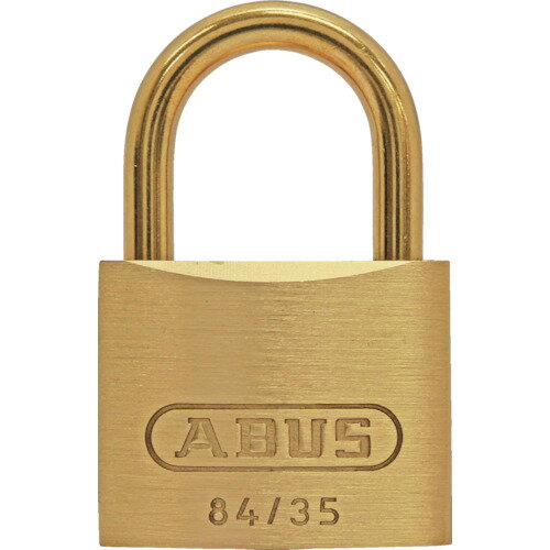 ABUS　真鍮南京錠　84MB－35　（ブリスターパック） 《5個入》 （品番:BP84MB-35）（注番1475424×5）・（送料別途見積り,法人・事業所限定,取寄）