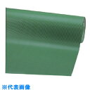 コンドル 床保護シート ゴム筋入長マット 幅1000mm×10m 6mm厚 緑 (品番:F-25-10-6-G-GN)(注番1479304)・(法人・事業所限定...