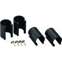 緑十字 突っ張りスタンド用クリップ 適合品:359001〜359004 KTSD-C 4個組 PVC製 (品番:359011)(注番1481326)・(送料別途...