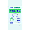 HEIKO ポリ規格袋 ヘイコーポリ 03 No.6 紐なし 100枚入り (品番:006610601)(注番1491059)