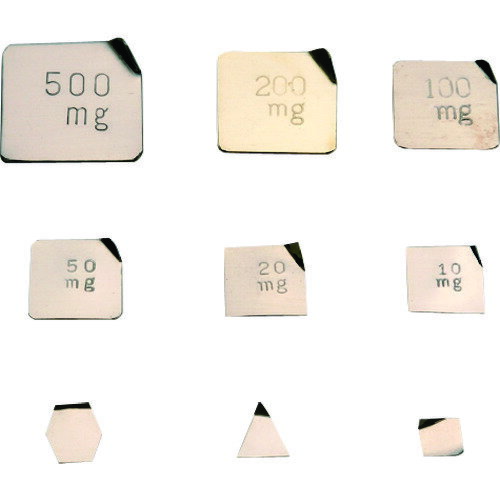 ViBRA　板状分銅　基準分銅型 （洋銀）　10MG　M2級 （品番:M2PGB-10M）（注番1529892）