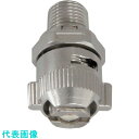 いけうち ワンタッチ着脱均等扇形ノズル INVEシリーズ ステンレス鋼303製 ネジ1/4オス 50° (品番:1/4MINVE50157S303(FEPM)S...