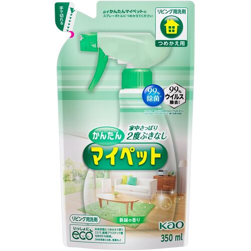 Kao　かんたんマイペット　つめかえ用　350ml 《24個入》〔品番:733764〕[1595514×24]「送料別途見積り,法人・事業所限定,取寄」