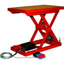 TRUSCO テーブルリフト100kg 電動Bねじ式 DC12Vバッテリー専用 400×650 (品番:HDL-H1046R-D1)(注番1605431)・(法...