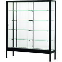 ハヤノ フォルティッシュ ハイケース マットブラック プッシュ錠付 1200×450 (品番:R12455B-P)(注番1609061)・(送料別途見積り,法人...