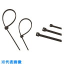 TRUSCO ケーブルタイ 幅4.8mmX300mm 最大結束Φ80 耐候性 100本入 (品番:TRCVJ-300W)(注番1612140)