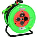 □NICHIDO 電工ドラム 防雨防塵型100V リペアポッキンドラム アース付 過負荷漏電保護兼用ブレーカー付 50m NW-EK53RE (品番:NW-EK...