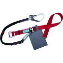 □TSUYORON 胴ベルト型墜落制止用器具 TB-NV-599 ノビロン スタンダードタイプ 赤 Lサイズ (品番:TB-NV-599-R-BK-L-BP)(注番1638182)(4)