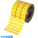 PANDUIT 熱転写プリンター用ラベル 配電盤向け銘板ラベル サイズ:88.9X76.2mm 屋内外仕様 黄 500枚入り C350X300A8T (品番:C...
