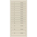 Vidmar ファインキャビネットFC-300T-IV(塗装色:アイボリー) (品番:FC-300T-IV)(注番1673992)・(法人・事業所限定,直送元)