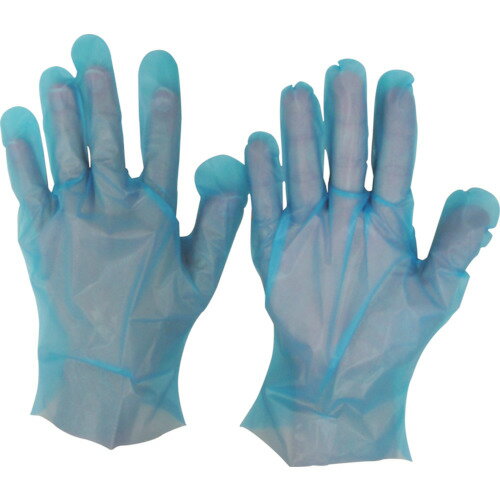 UCD　使い捨て手袋　シンガーポリライトブルー袋入（100枚入）S （品番:LPE0150SE-BPS）（注番1674075）