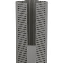 PANDUIT PANELMAXコーナーダクト ライトグレー CWD4LG6 6FT(フィート) 1本 (品番:CWD4LG6)(注番1674617)・(送料別途見積り,法人・事業所限定,取寄)