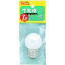 ELPA 寸丸球 E26 7W ホワイト (品番:G-13H(W))(注番1680709)
