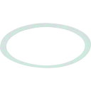 SIBATA 硝子ホルダー用 TF パッキン 25mm (10個入) (品番:061680-2541A)(注番1681973)・(送料別途見積り,法人・事業所限...