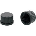 SIBATA 黒キャップ ねじ口びん用 GL-32 パッキンなし 10入 (品番:017200-320A)(注番1682001)・(送料別途見積り,法人・事業所...
