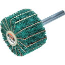 TRUSCO ナイロンミックスホイール 外径40X厚25X軸6 120♯ 5個入 (品番:FM4025-120)(注番1730011)