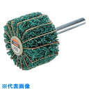 TRUSCO ナイロンミックスホイール 外径80X厚25X軸6 80♯(5個入) (品番:FM8025-80)(注番1730215)