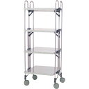 トクヤマ ステンレス 重量用折りたたみ式ワゴン (品番:FESTS-4FF)(注番1768964)(4)