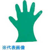 TGK　カラーマイジャスト手袋　緑　MS　200枚入 〔品番:622-23-75-43〕[1840741]「送料別途見積り,法人・事業所限定,取寄」