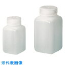 TGK 角型びん 広口 HDPE製 500mL (品番:656-22-03-05)(注番1842451)・(送料別途見積り,法人・事業所限定,取寄)