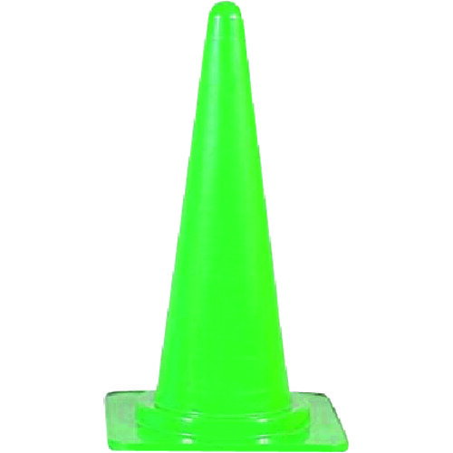 つくし　【プラ和歌山製品】カラーコーン　700H　緑　本体のみ （品番:5301-G）（注番1843153）・（送料別途見積り,法人・事業所限定,取寄）