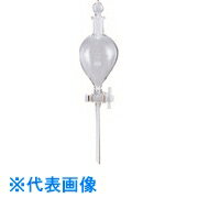 TGK　分液ロート　球型300mL　TF活栓付 （品番:371-09-55-64）（注番1848326）・（送料別途見積り,法人・事業所限定,…