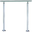 SHIROKUMA アプローチ手すり(B) 900mm シルバー/HL (品番:AP-50B-90-SIH)(注番1849757)・(送料別途見積り,法人・事業...